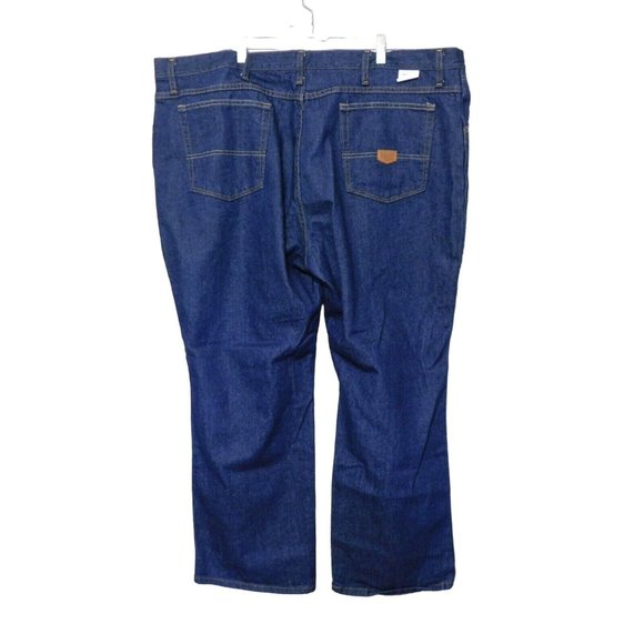 Red Kap Jeans 48x30 Actual L 29 Dark Blue Denim 100% Cotton - Picture 5 of 9